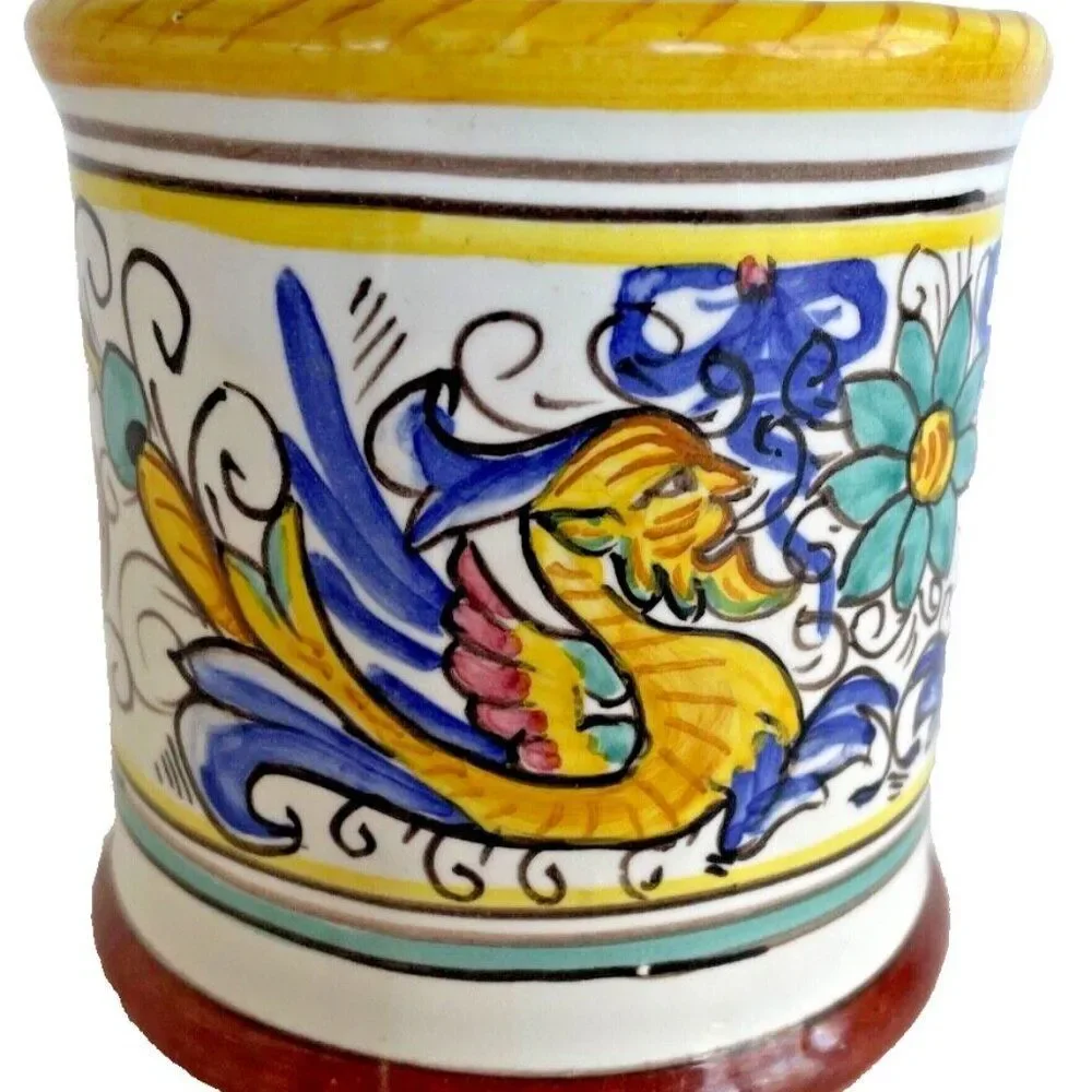 Deruta Raffaellesco Sugar Bowl with Lid 6